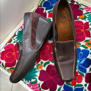 Aerosoles 🤎 Leather Heeled Loafers 🤎